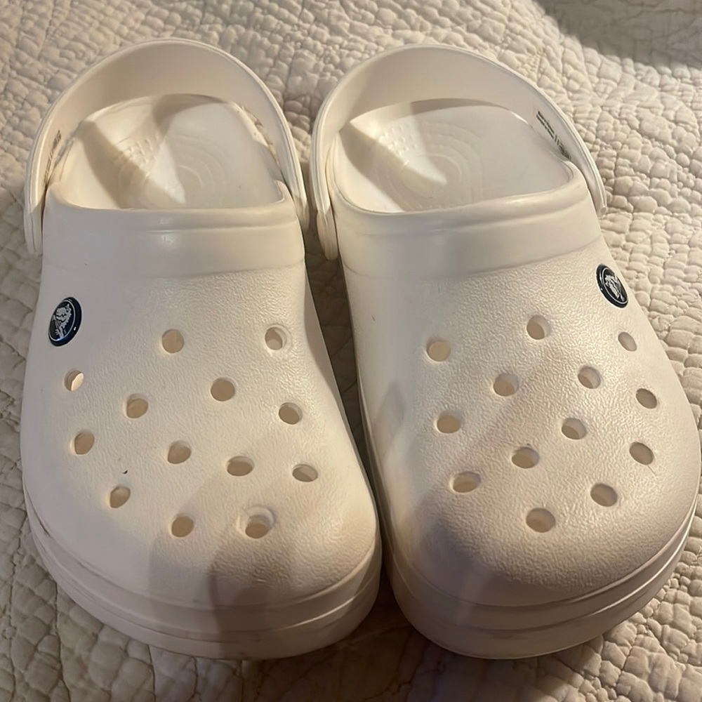 White Crocs